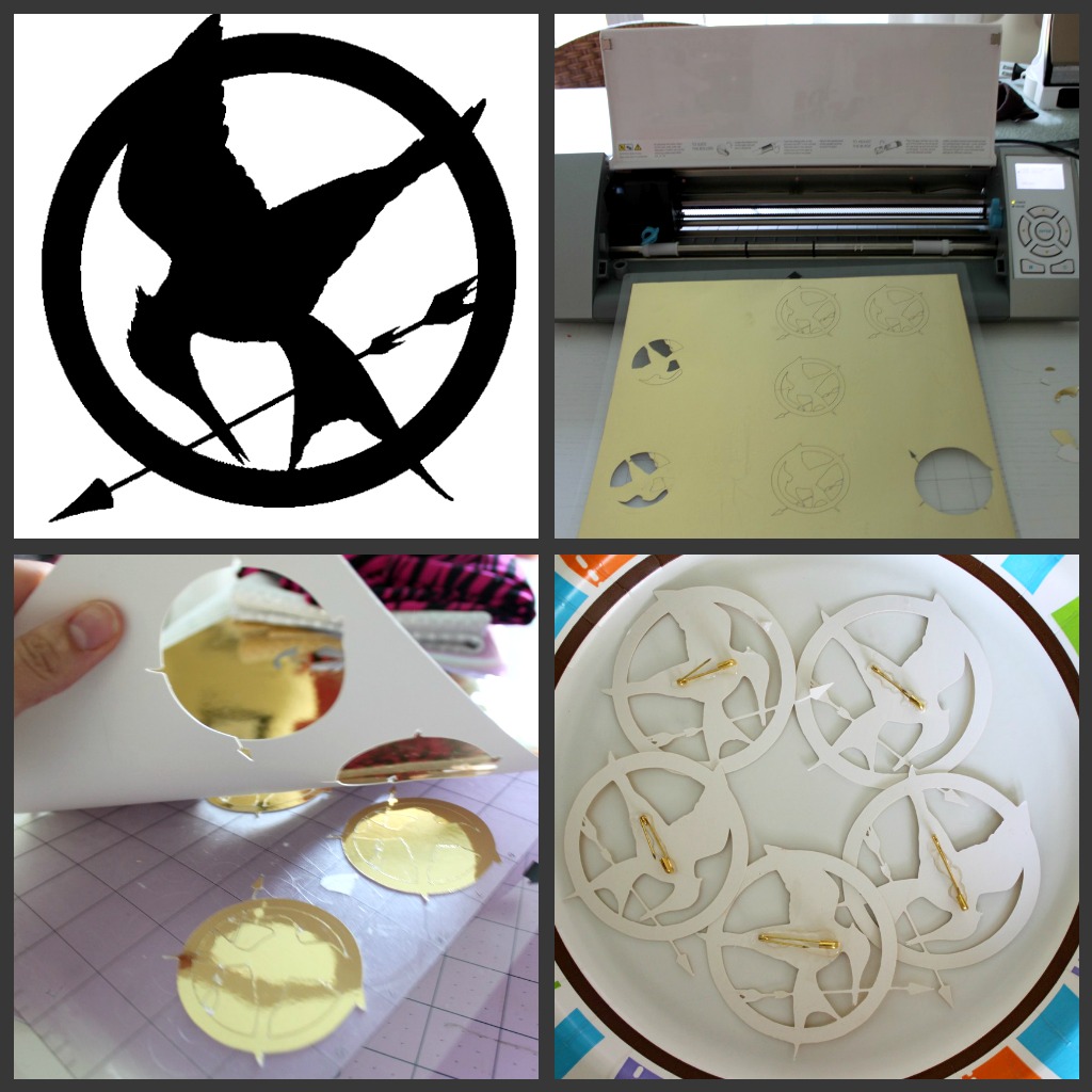 diy mockingjay pin
