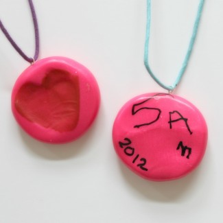Thumbprints Heart Charm (Mother’s Day Gift)
