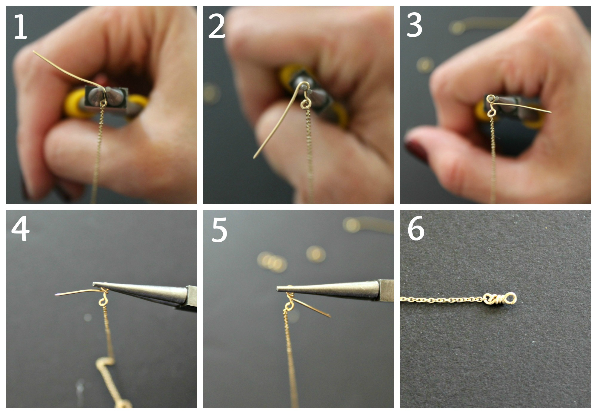 How to shorten a necklace chain yourself