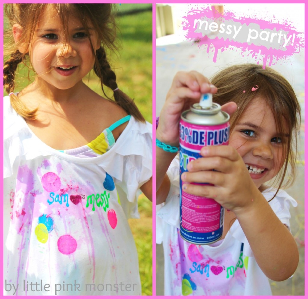 messy birthday party! :: by little pink monster
