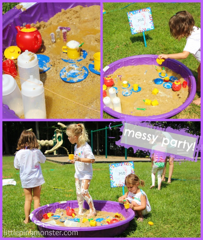 princess mud party:: messy party by little pink monster