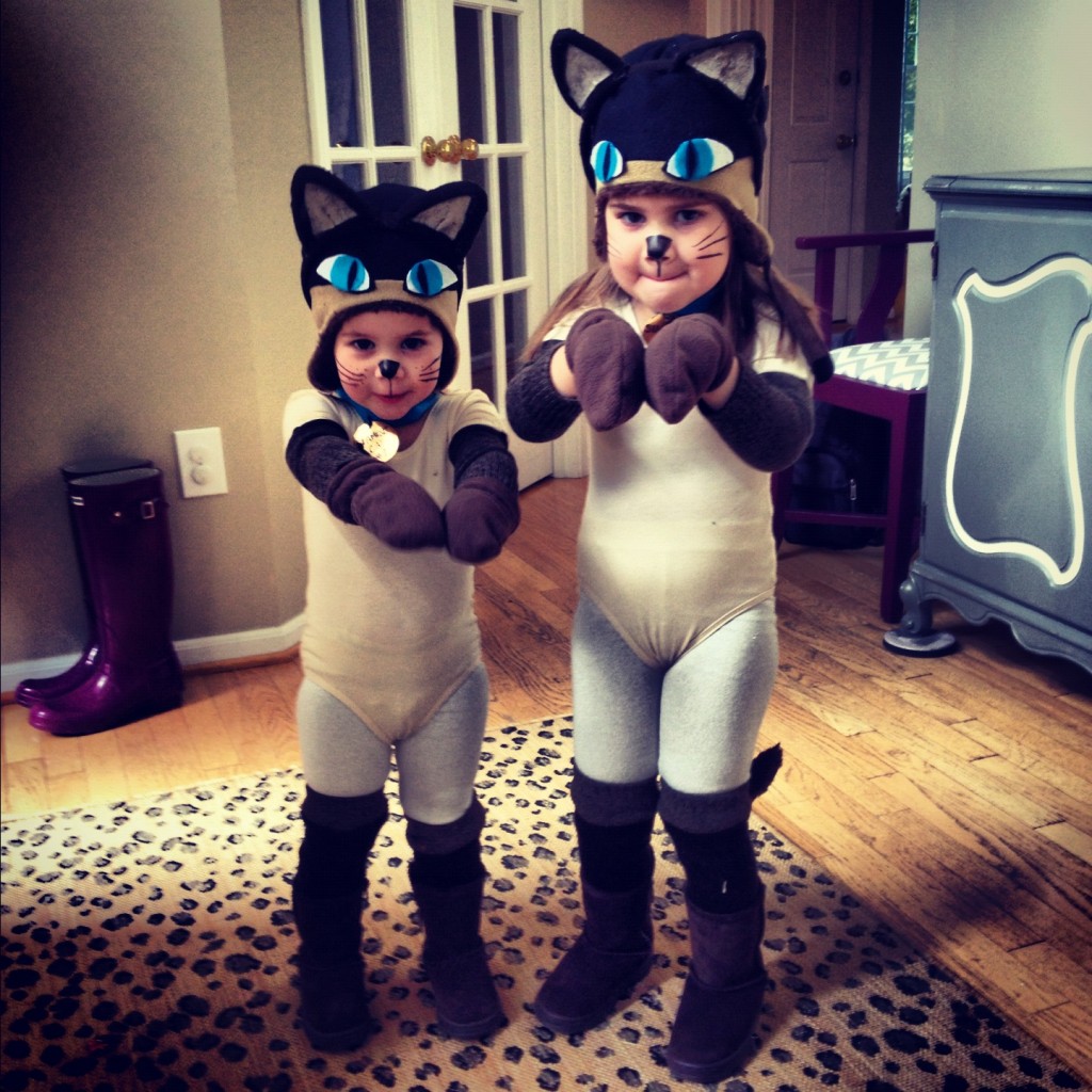 halloween diy costume siamese cats:: by little pink monster