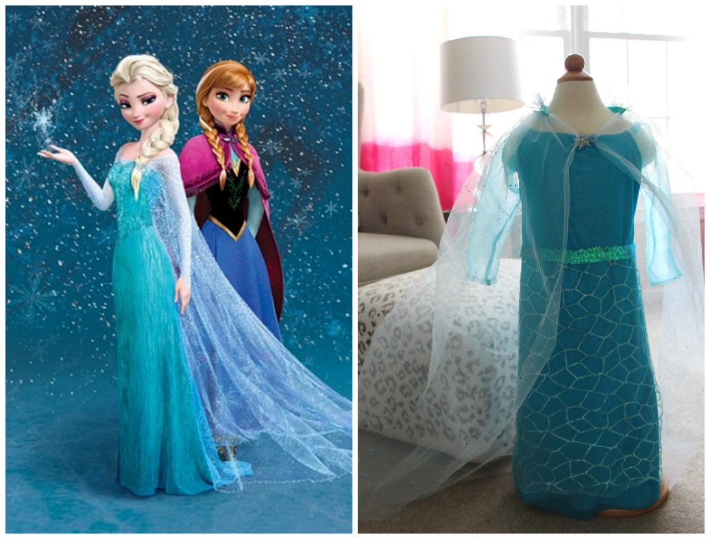 homemade elsa frozen costume