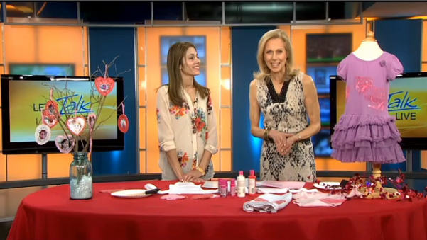 Valentines Crafting on Lets Talk Live