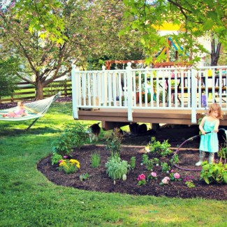Our first garden: how to plant a cutting garden with your kids