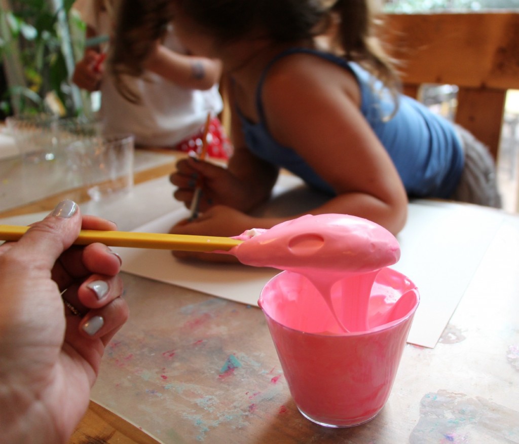 how to make your own diy puffy paint kid craft