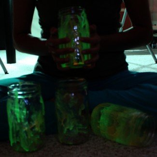 Craftbuster: Pinterest DIY Glo Jars