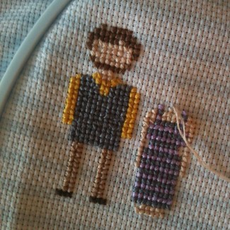 Cross Stitched Husband