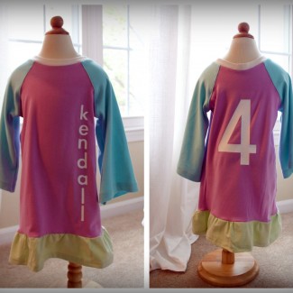 Personalized Birthday Girl Dress