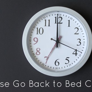 “Please go back to bed” clock